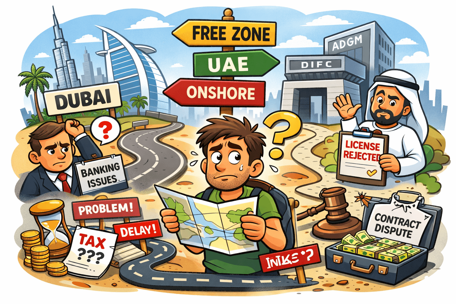 Dubai, the UAE, and Free Zones: A Founder’s Practical Guide (Without the Hype)